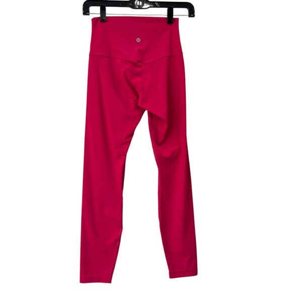 $98 Lululemon Passionate Pink Align High-Rise Pant 25" Leggings size 4 - Picture 4 of 7